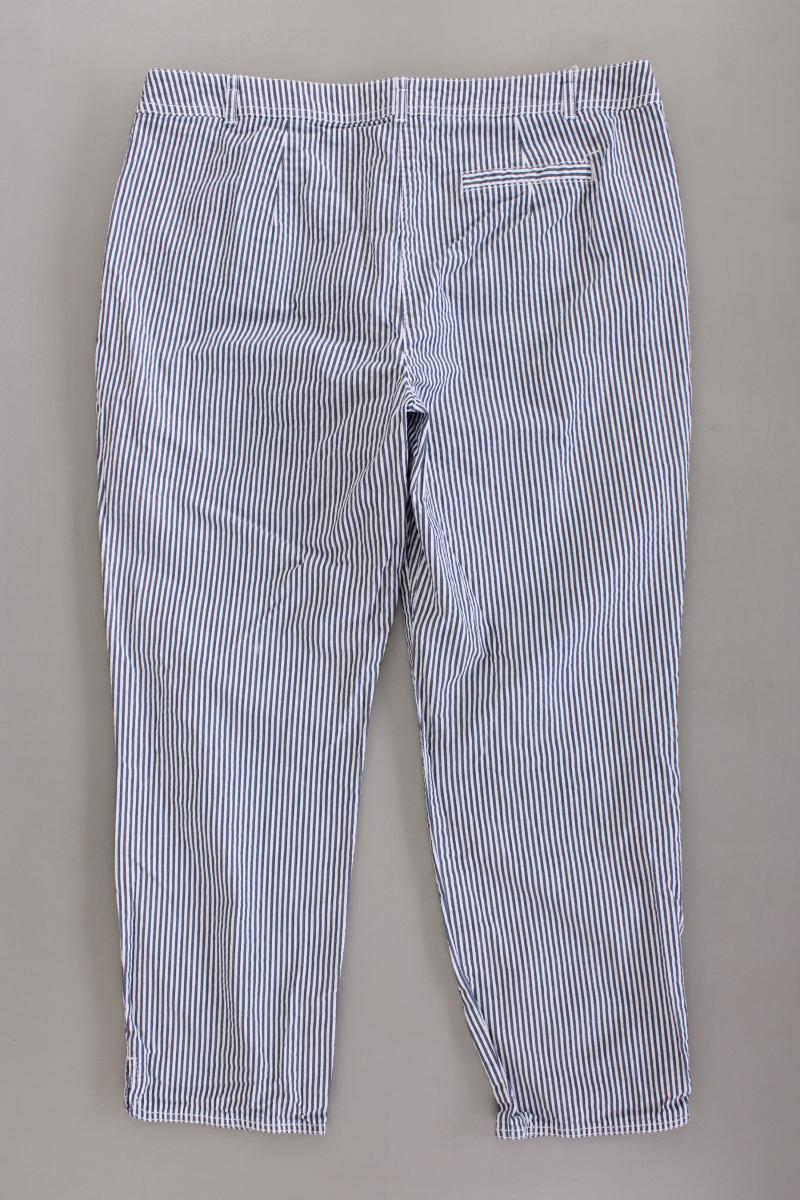 Gerry Weber 7/8 Hose Gr. 44 gestreift blau aus Baumwolle