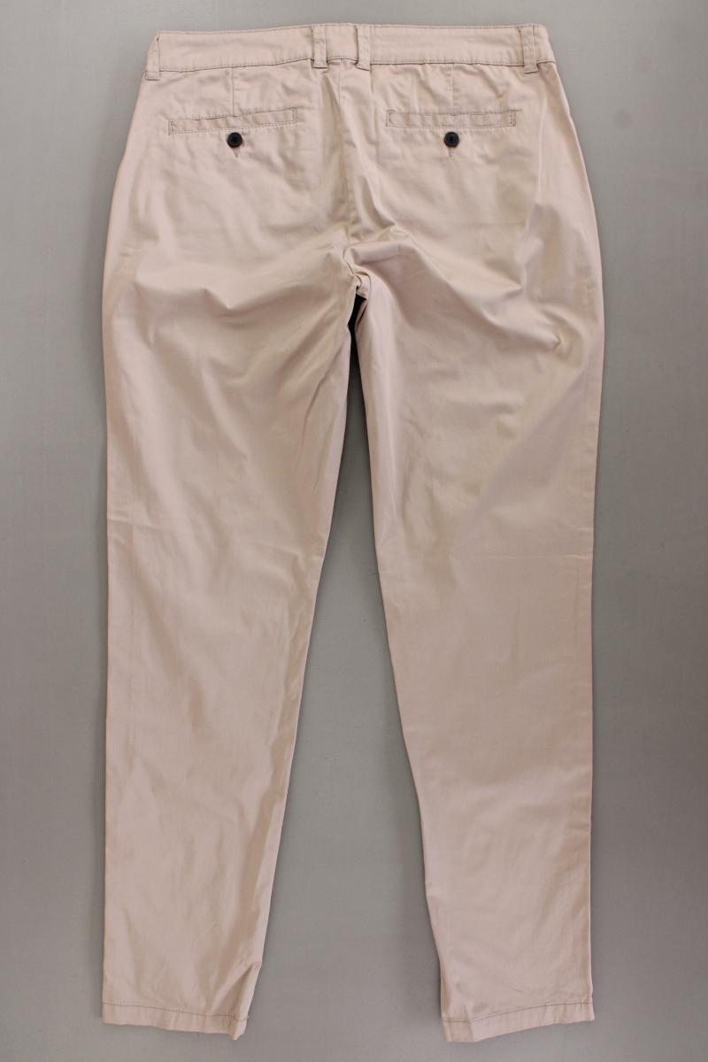 comma, Chinohose Gr. 40 creme aus Baumwolle