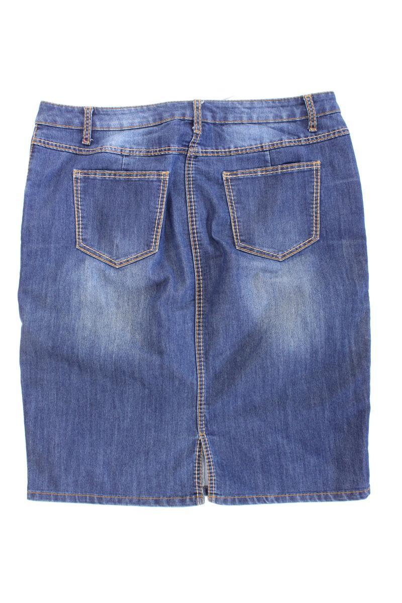 Janet & Joyce Jeansrock Gr. 44 blau aus Baumwolle