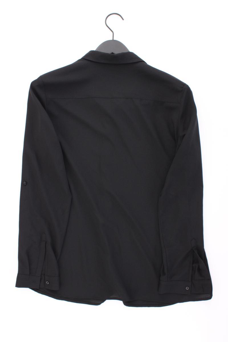 Esprit Langarmbluse Gr. 42 schwarz