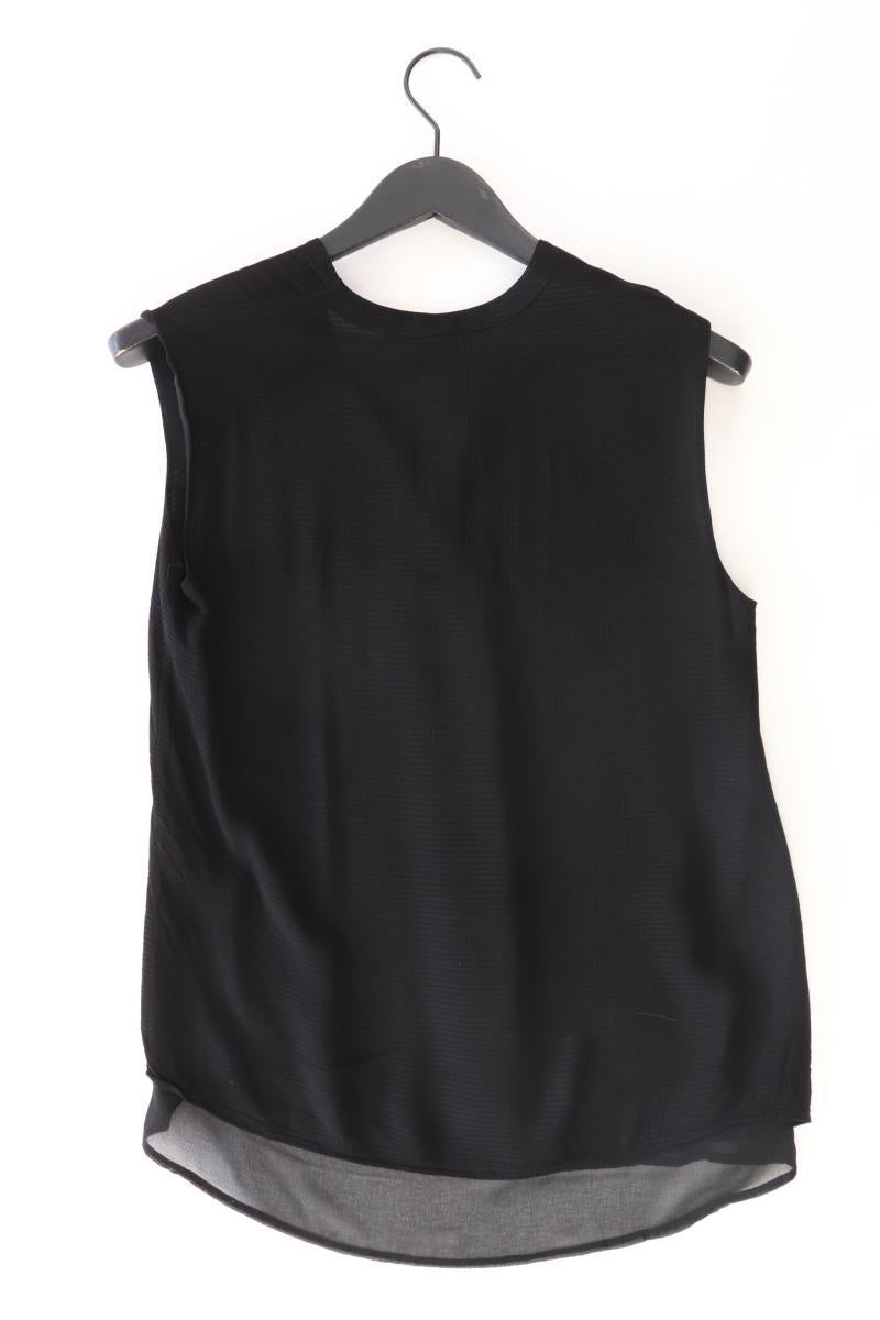 Esprit Chiffonbluse Gr. 36 Ärmellos schwarz aus Viskose