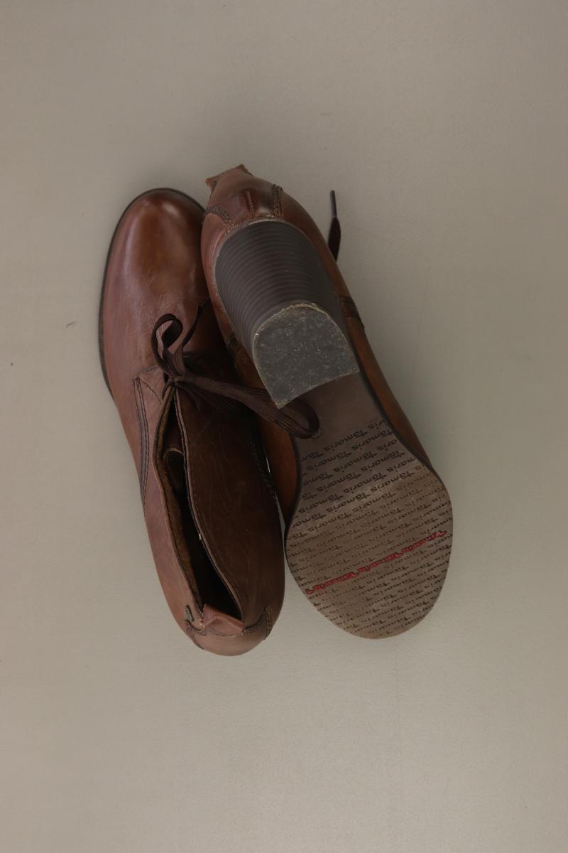 Tamaris Stiefeletten Gr. 40 braun aus Leder