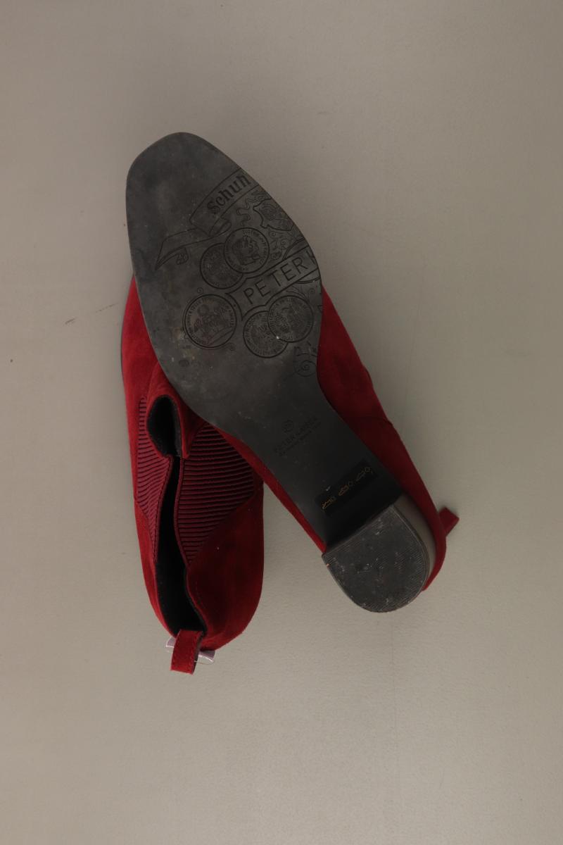 Peter Kaiser Stiefeletten Gr. 40,5 rot aus Leder