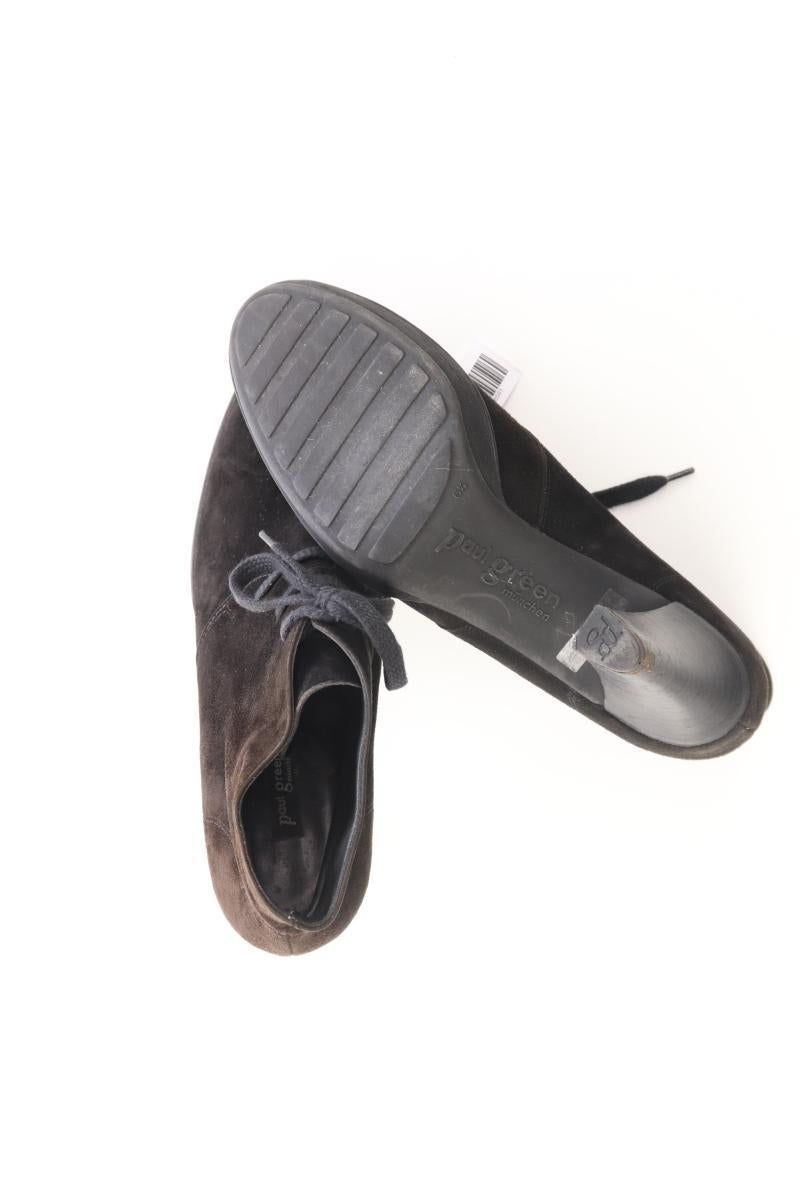Paul Green Stiefeletten Gr. 40 schwarz aus Leder