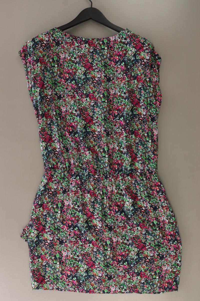 Esprit Kurzarmkleid Gr. 40 mit Blumenmuster mehrfarbig aus Viskose
