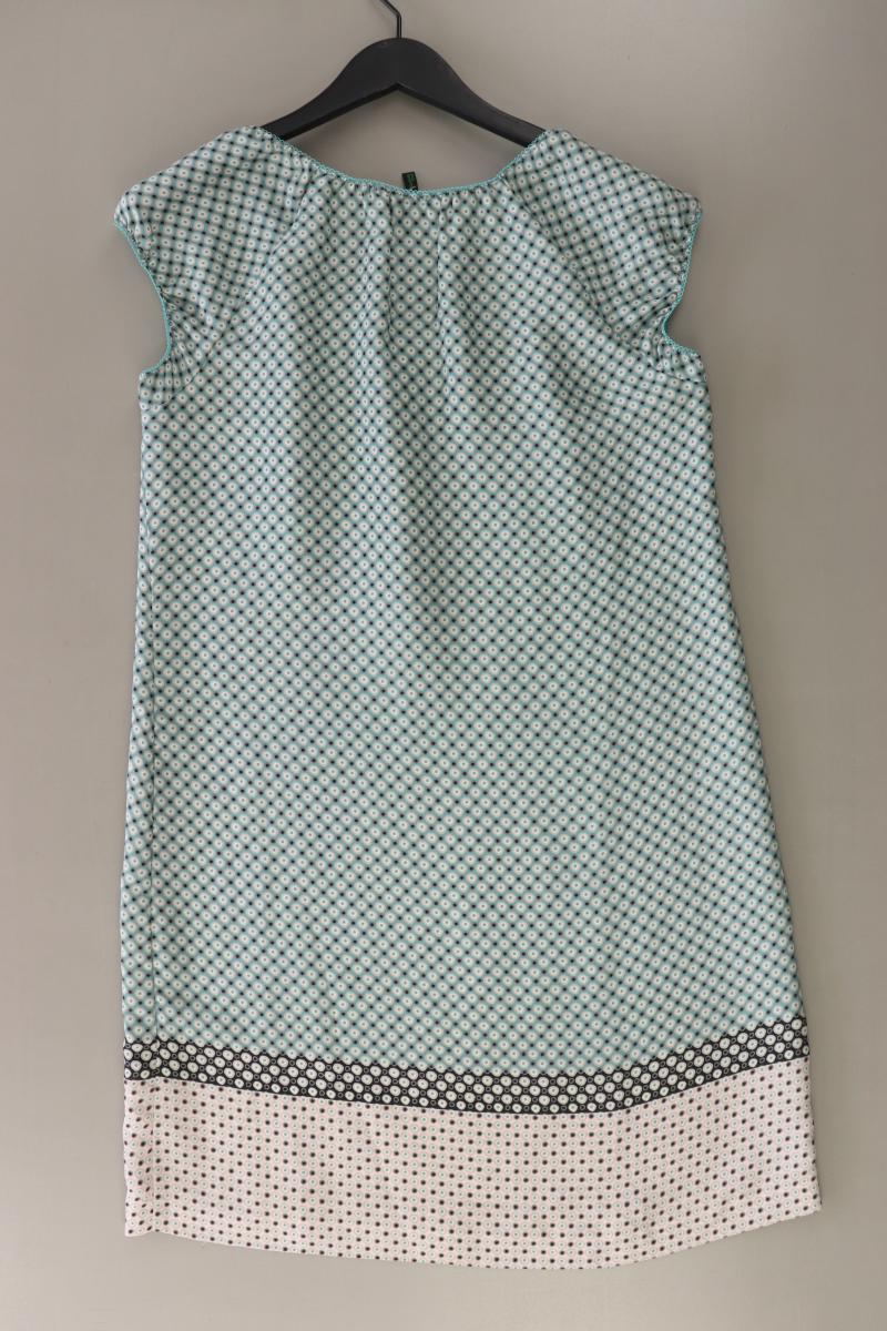 Benetton Kurzarmkleid Gr. 38 gepunktet mehrfarbig