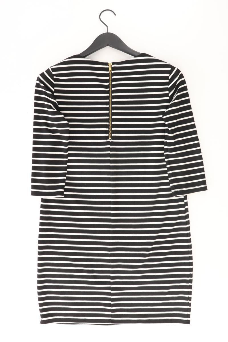 Vila Midikleid Gr. M gestreift 3/4 Ärmel schwarz