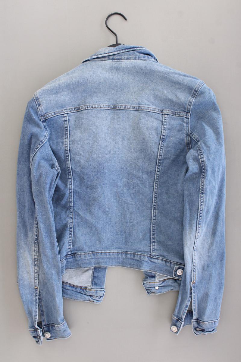 &Denim Jeansjacke Gr. 42 blau aus Baumwolle