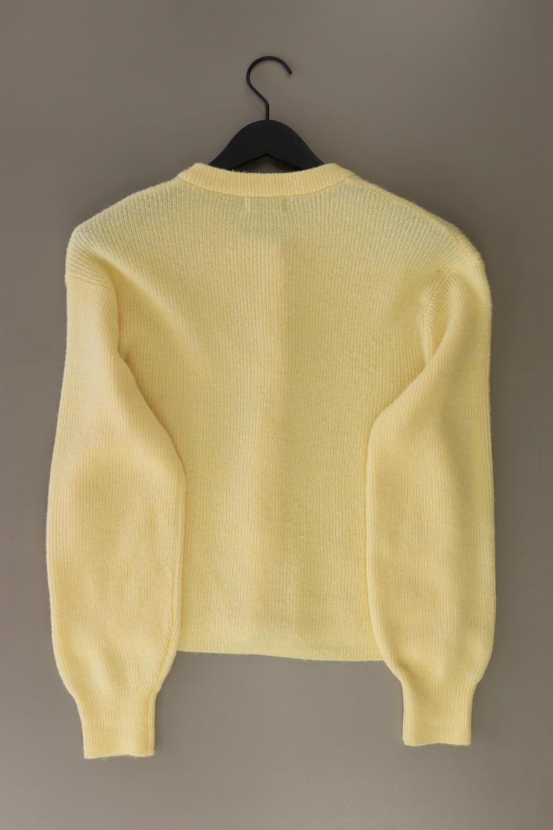 JDY Strickjacke Gr. M Langarm gelb aus Polyester