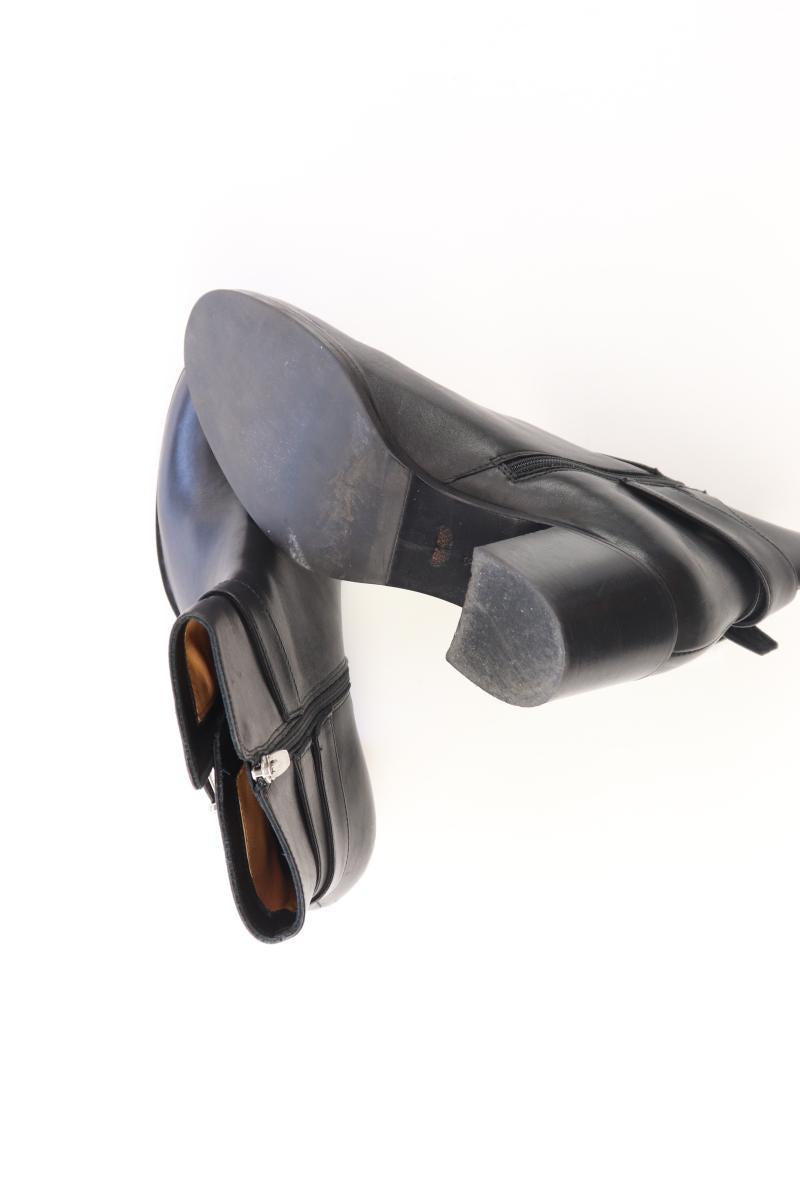 Angelo Bervicato Stiefeletten Gr. 37 schwarz aus Leder