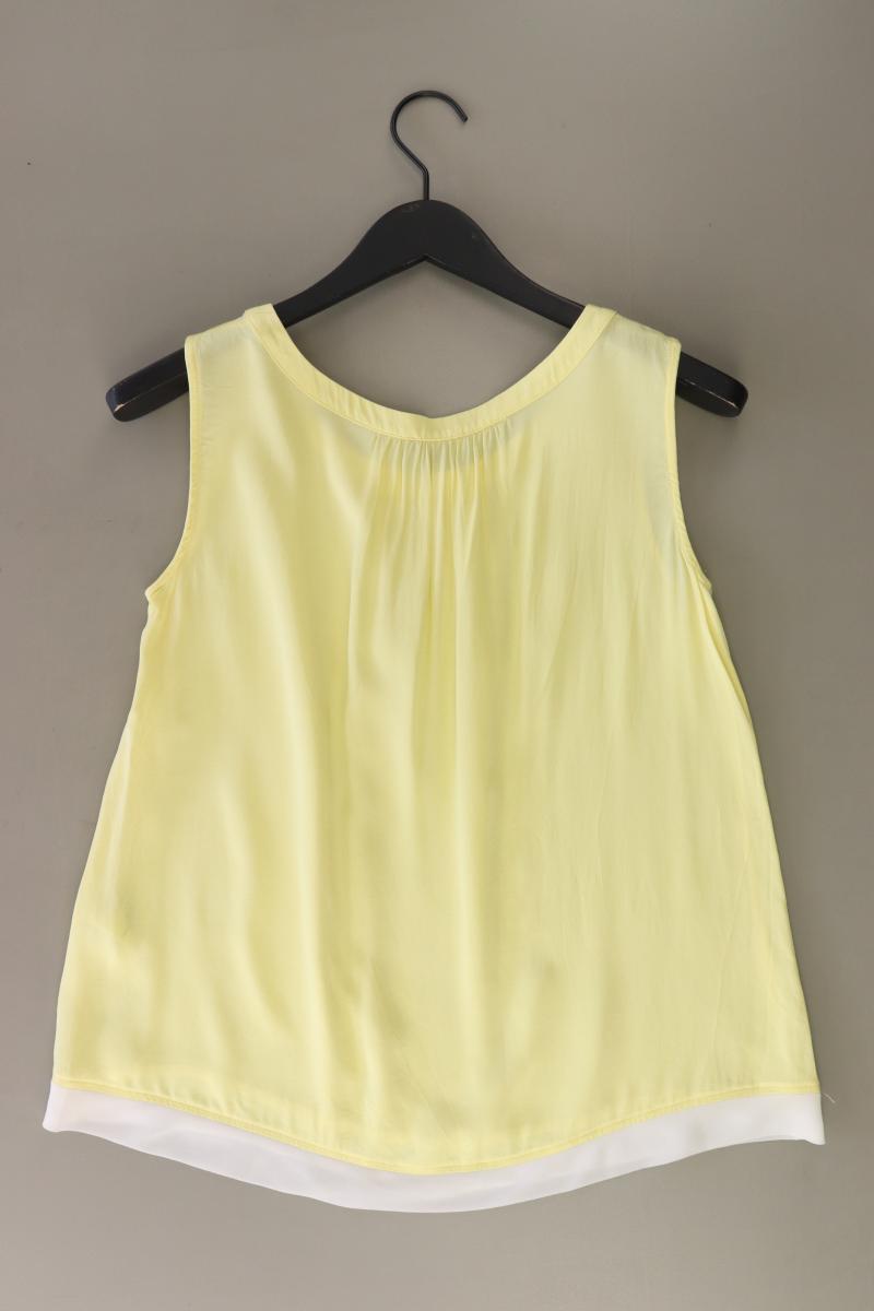 More&More Ärmellose Bluse Gr. 36 gelb aus Viskose