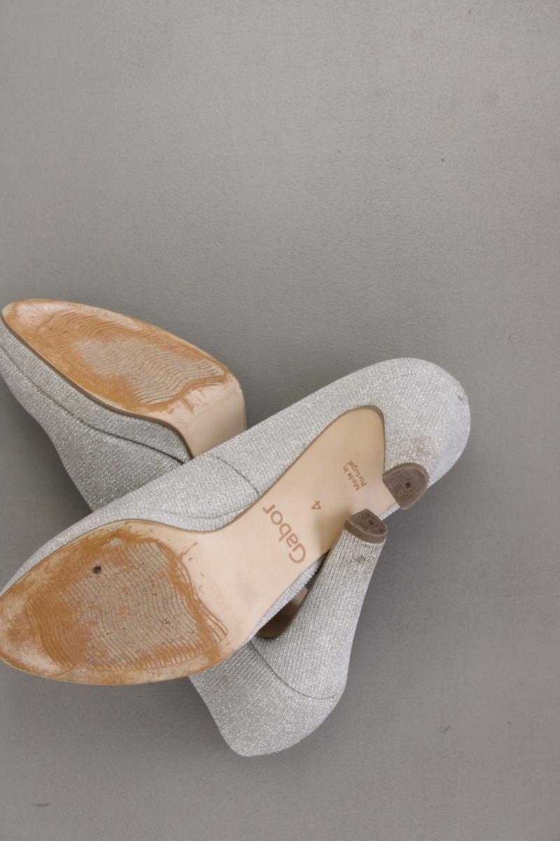 Gabor Pumps Gr. 37 silber