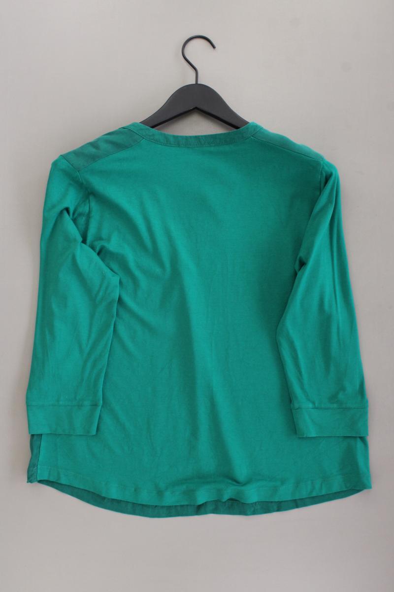 Brax Classic Bluse Gr. 40 3/4 Ärmel grün aus Viskose