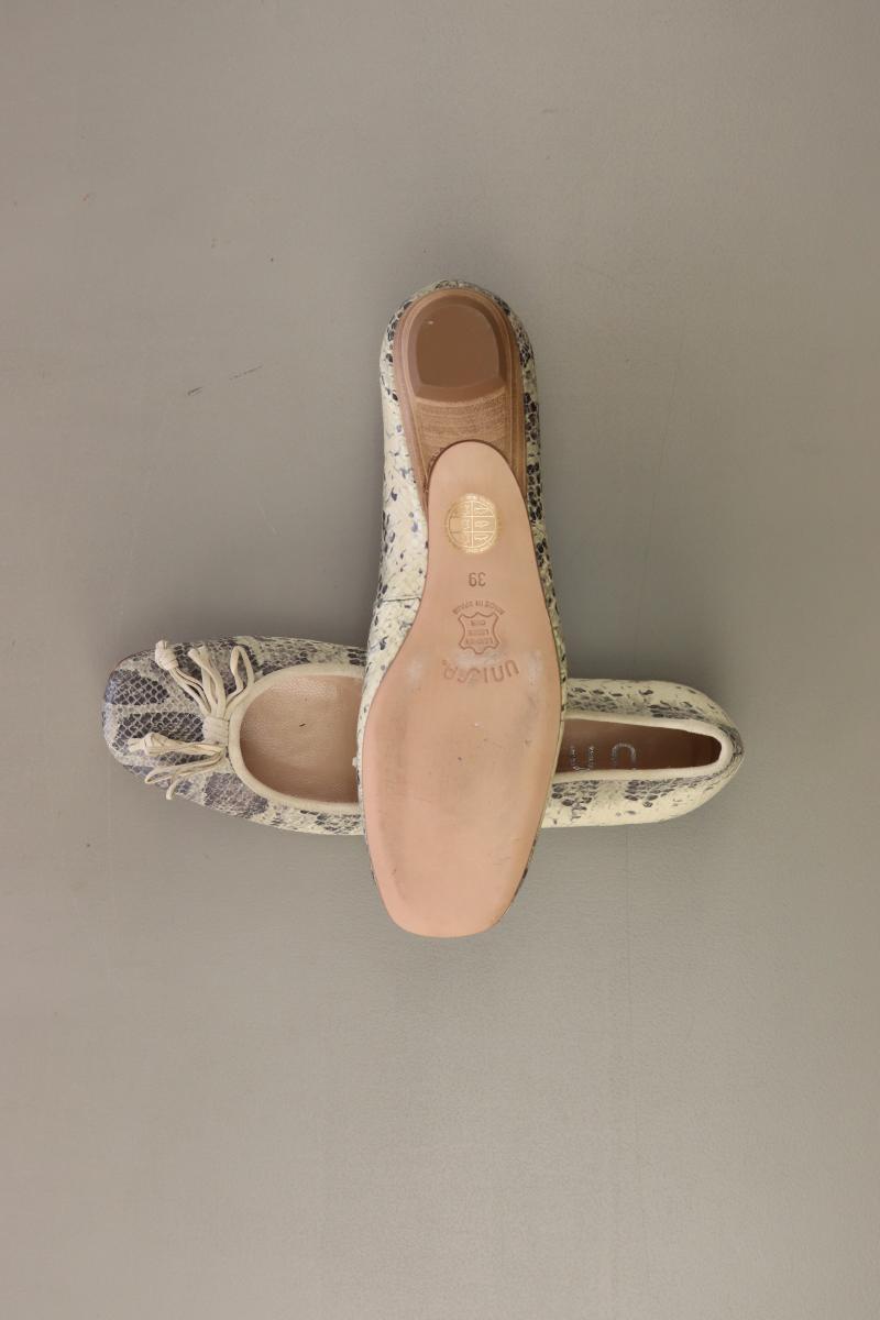 Unisa Ballerinas Gr. 39 mit Tierdruck mehrfarbig aus Leder