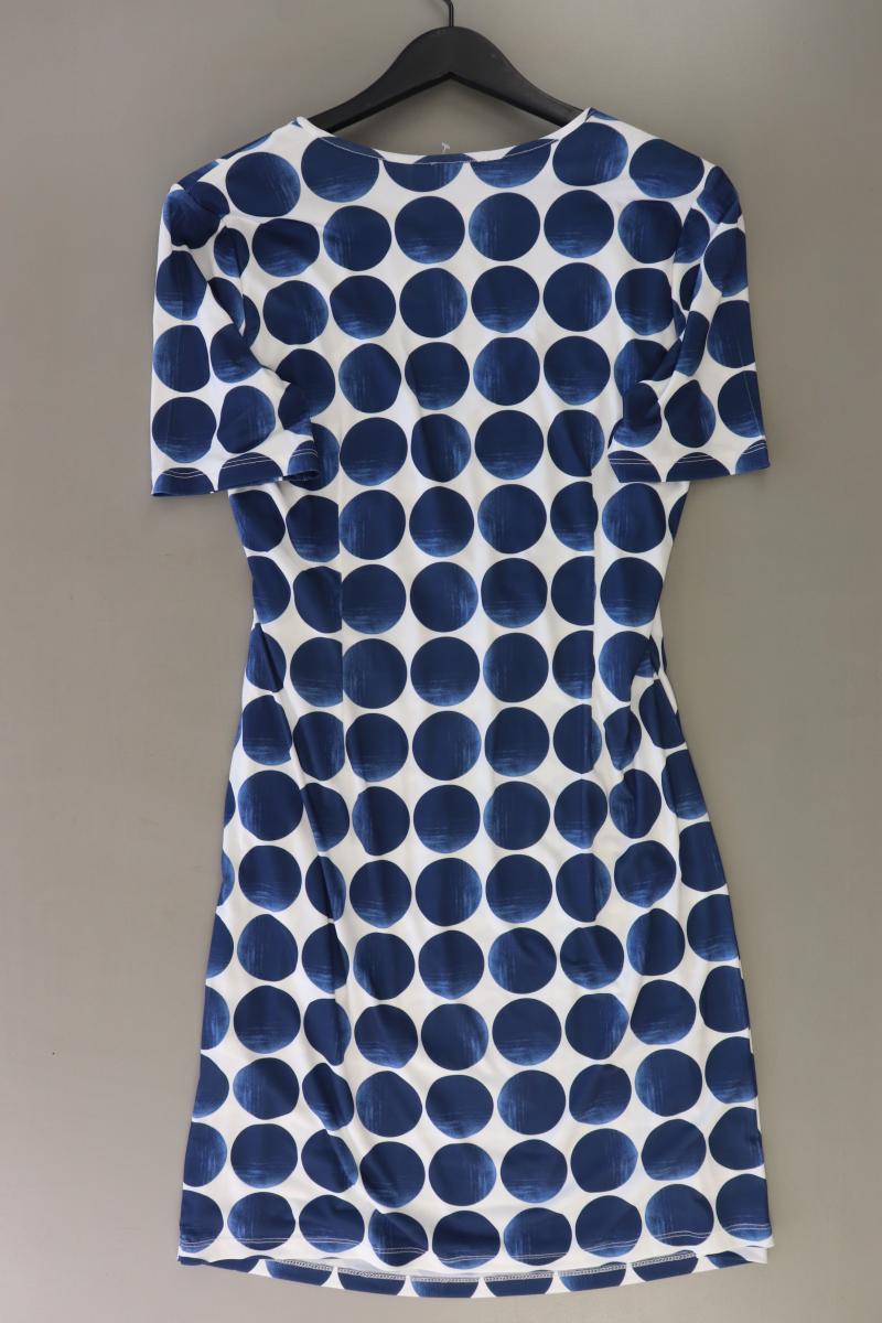 More&More Stretchkleid Gr. 40 gepunktet neu mit Etikett Neupreis: 79,99€! blau