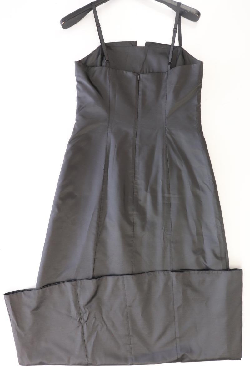 comma, Vintage Abendkleid Gr. 40 Träger grau aus Acetat