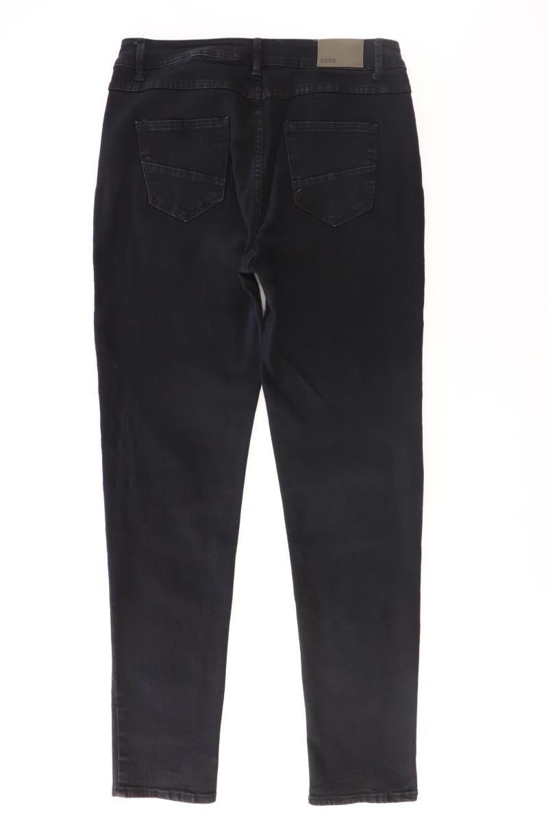 Cecil Skinny Jeans Gr. W32 schwarz aus Baumwolle