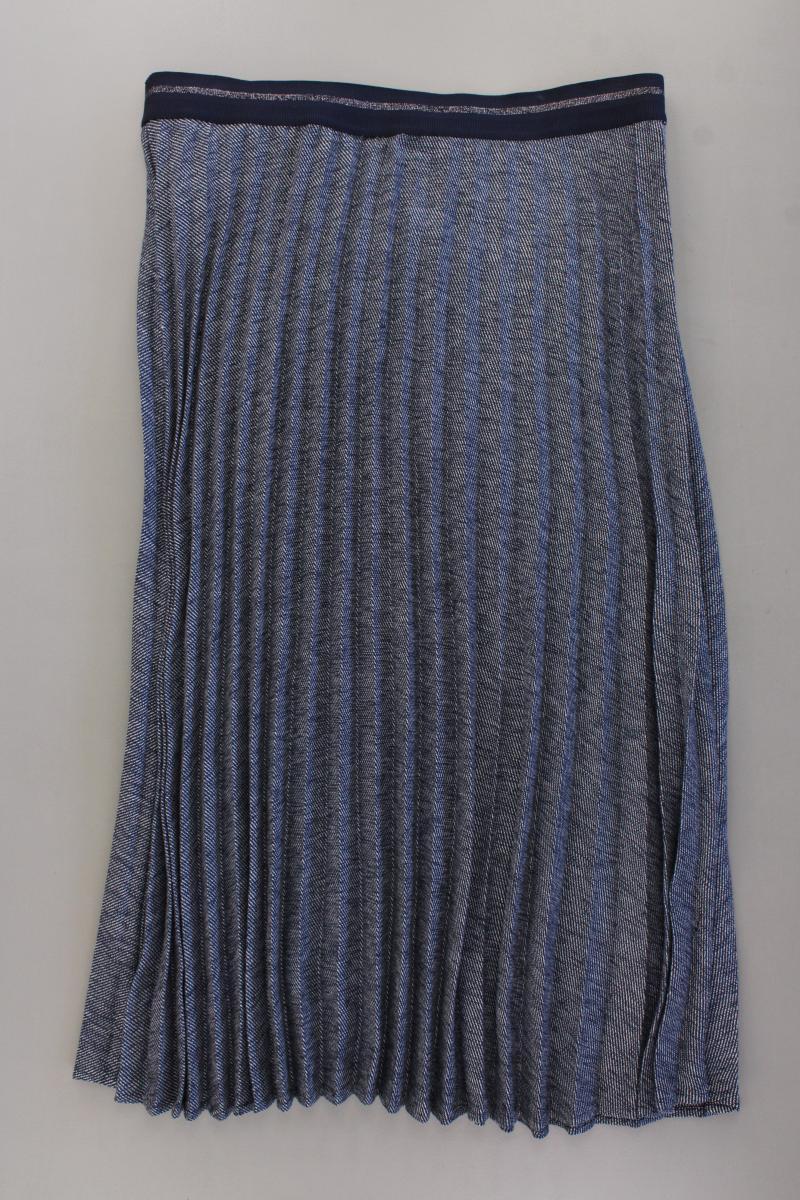 Taifun Faltenrock Gr. 44 neuwertig blau aus Polyester