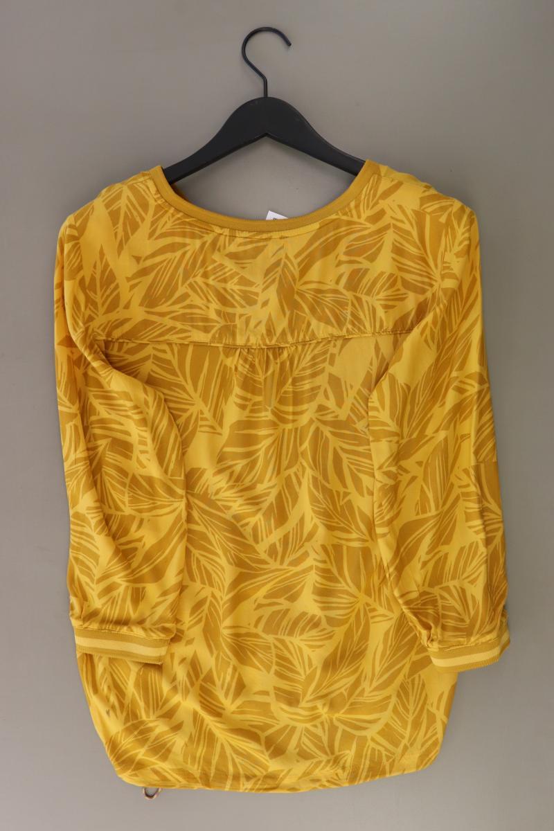 Cecil Shirt mit V-Ausschnitt Gr. M mit Blumenmuster 3/4 Ärmel gelb