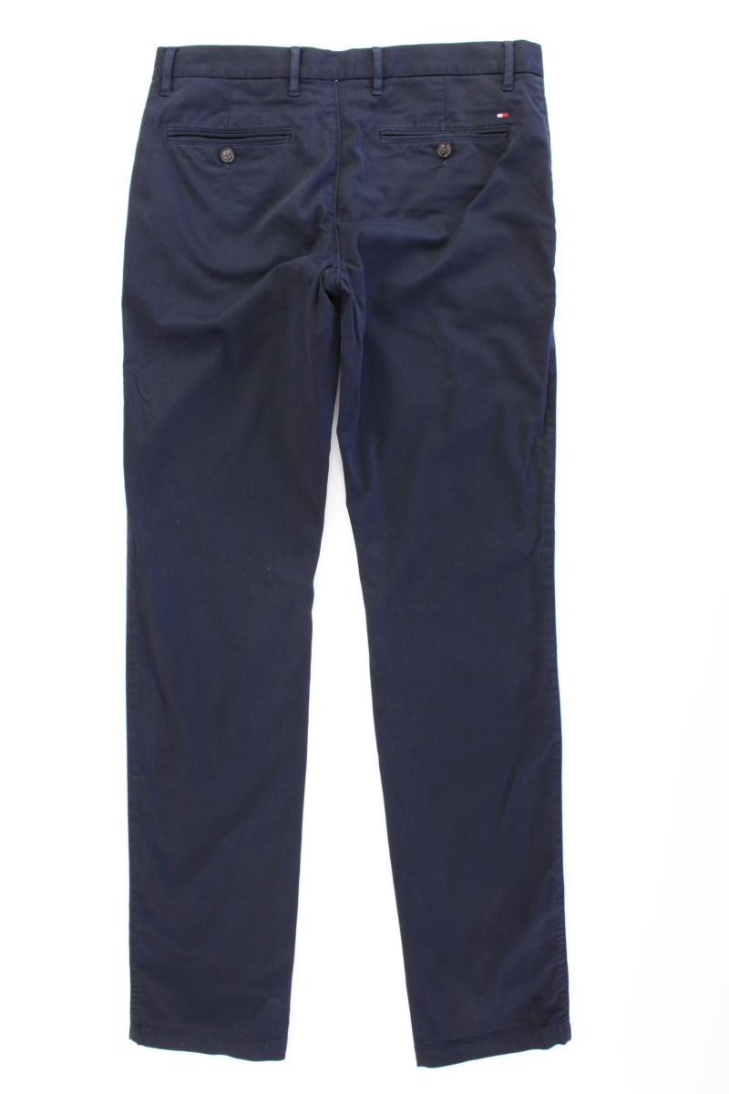 Tommy Hilfiger Chinohose für Herren Gr. W32/L34 blau aus Baumwolle