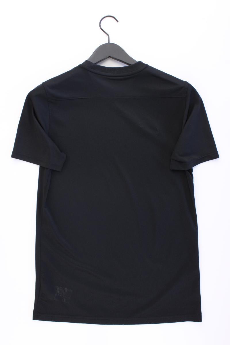 Nike Sportshirt für Herren Gr. M neuwertig Kurzarm schwarz aus Polyester