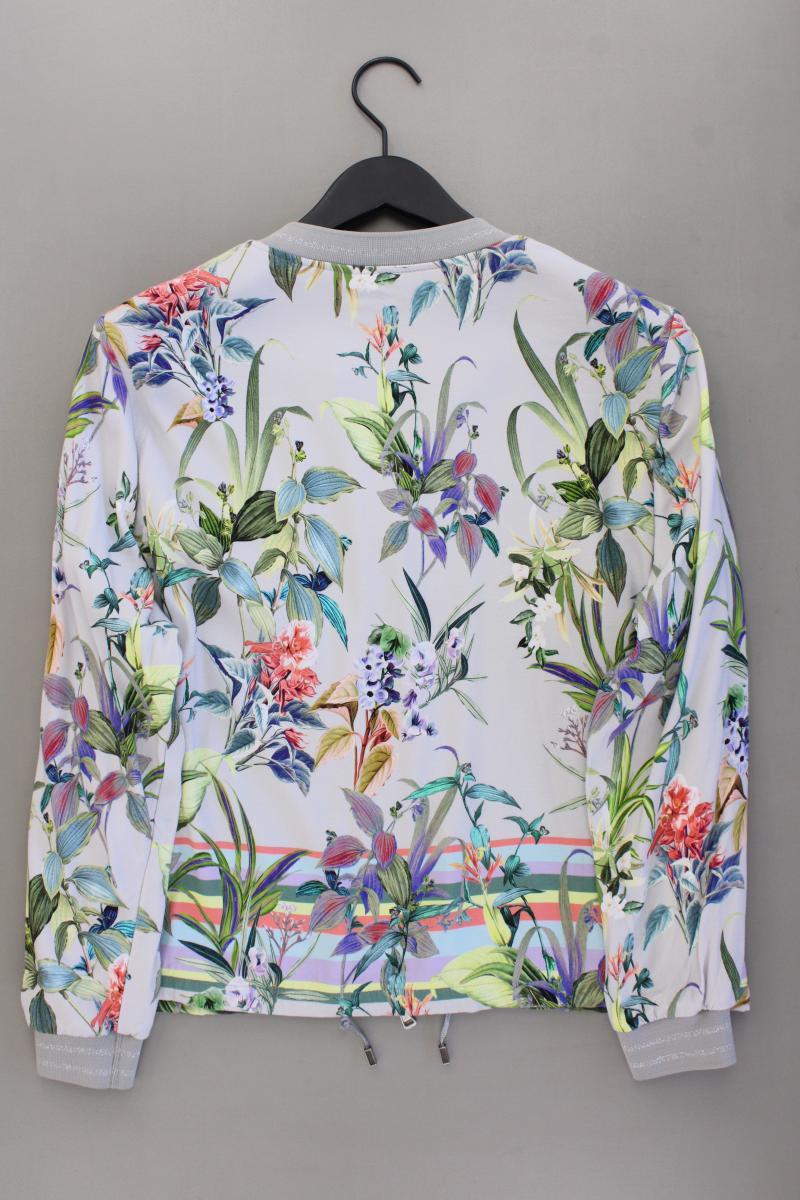 Bianca Blouson Jäckchen Gr. 44 mit Blumenmuster neuwertig mehrfarbig aus Viskose