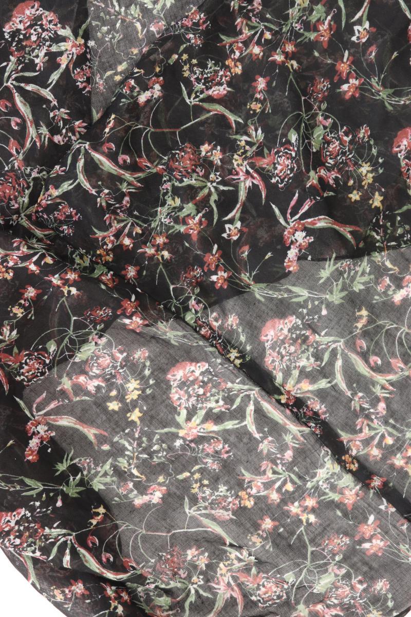 Tuch mit Blumenmuster neu mit Etikett schwarz