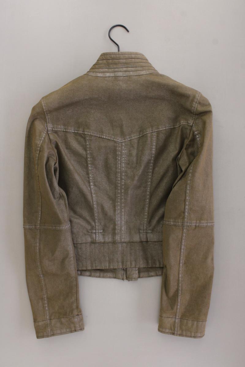 Marc Cain Sports Übergangsjacke Gr. 36 olivgrün aus Baumwolle