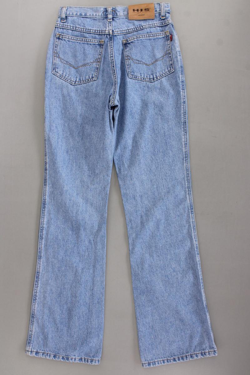 H.I.S. Vintage Mom Jeans Gr. 34/L31 blau aus Baumwolle