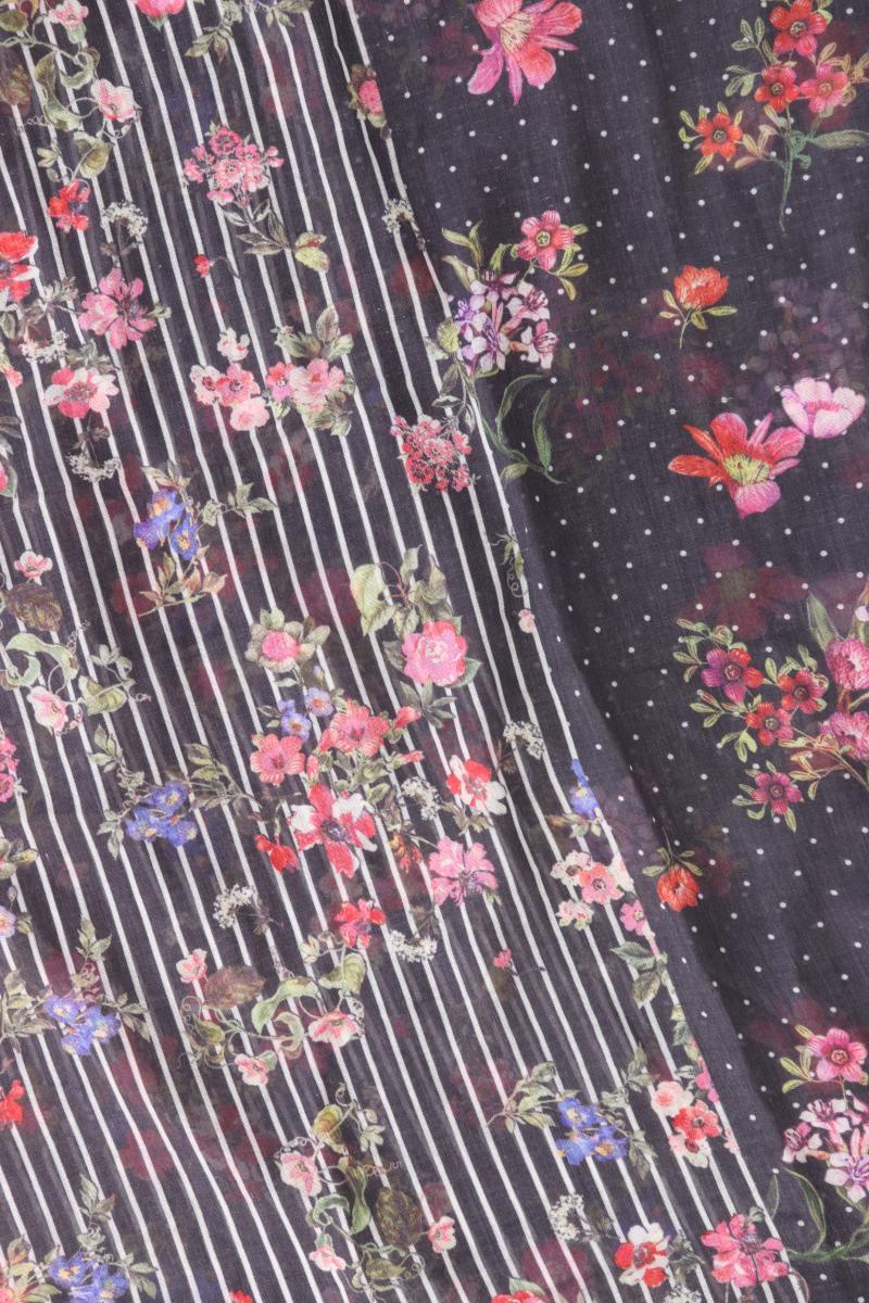 Tuch mit Blumenmuster mehrfarbig