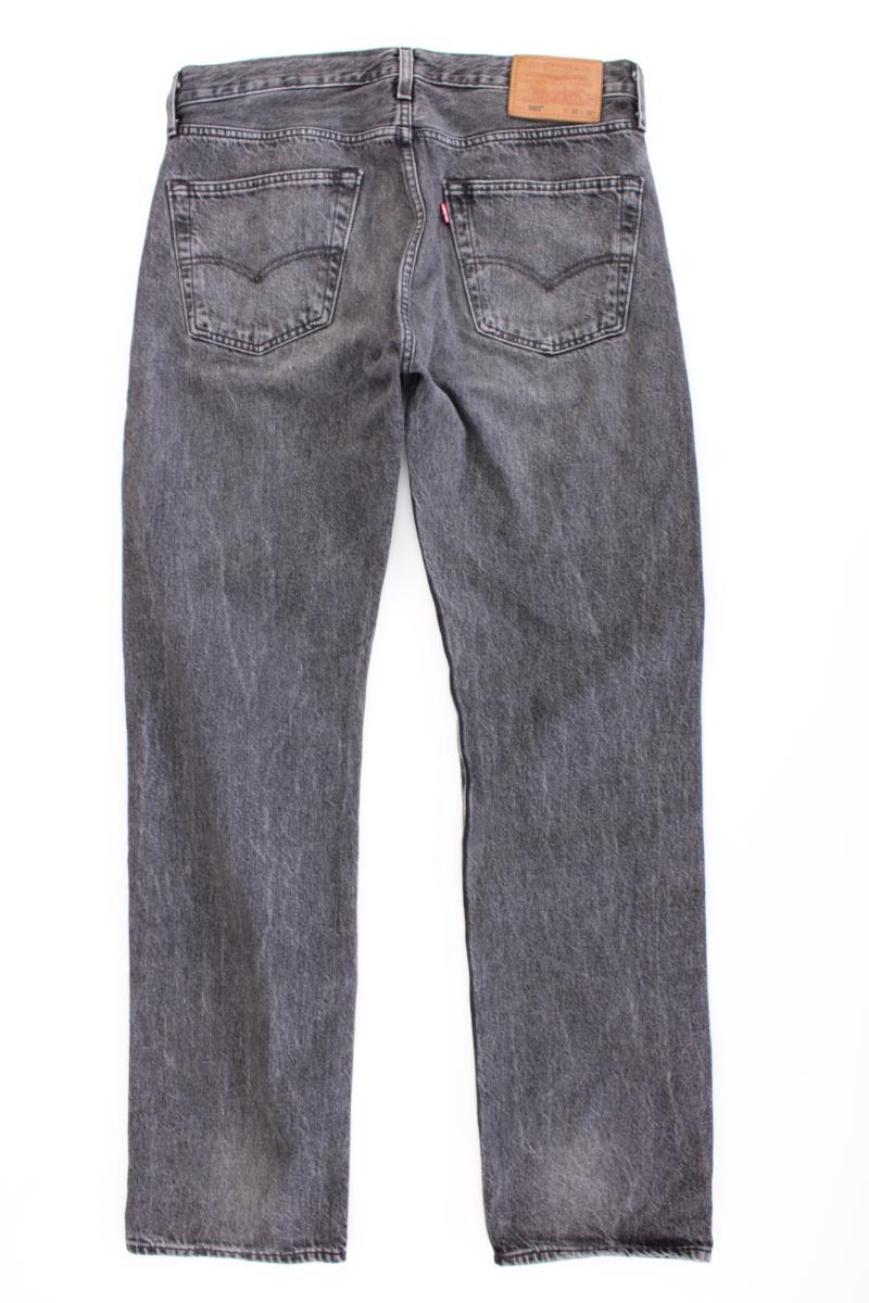 Levi's Straight Jeans für Herren Gr. W32/L32 grau aus Baumwolle