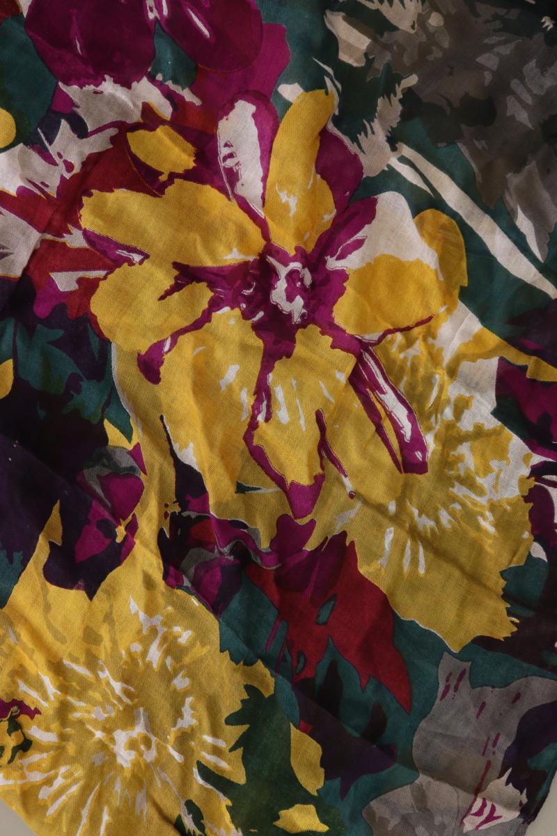 Schal mit Blumenmuster mehrfarbig