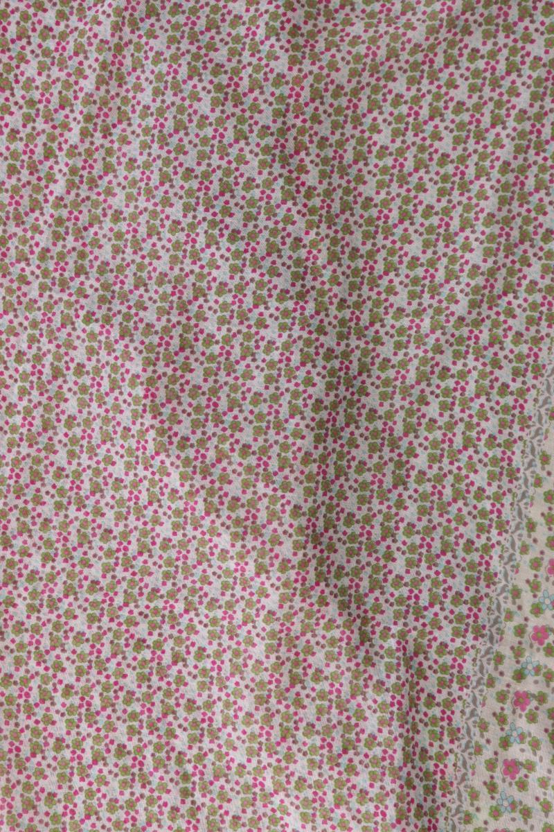 Tuch mit Blumenmuster grau