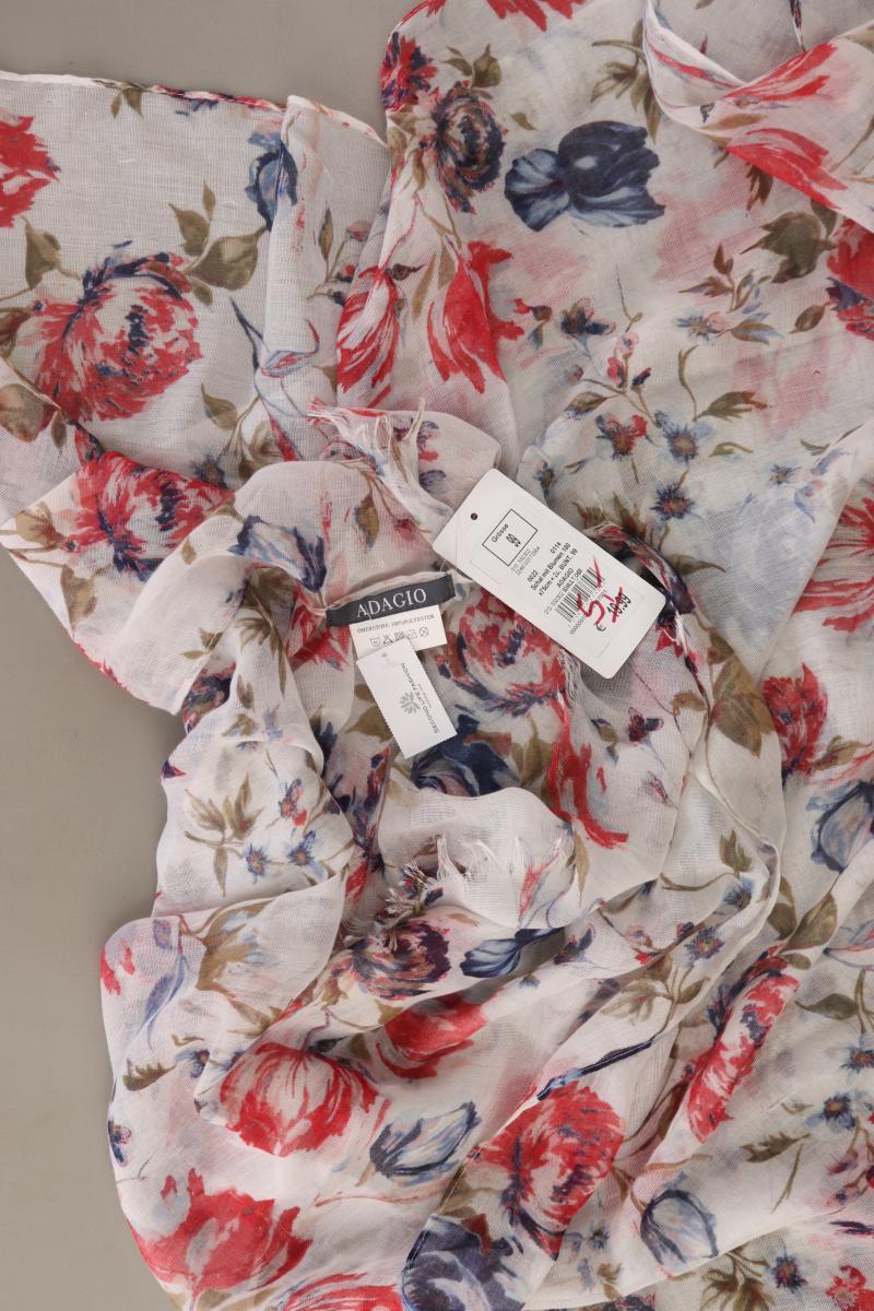 Adagio Tuch mit Blumenmuster neu mit Etikett mehrfarbig aus Polyester
