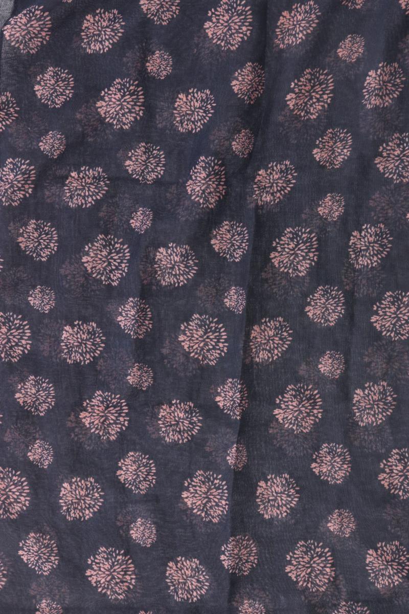 Tuch mit Blumenmuster schwarz