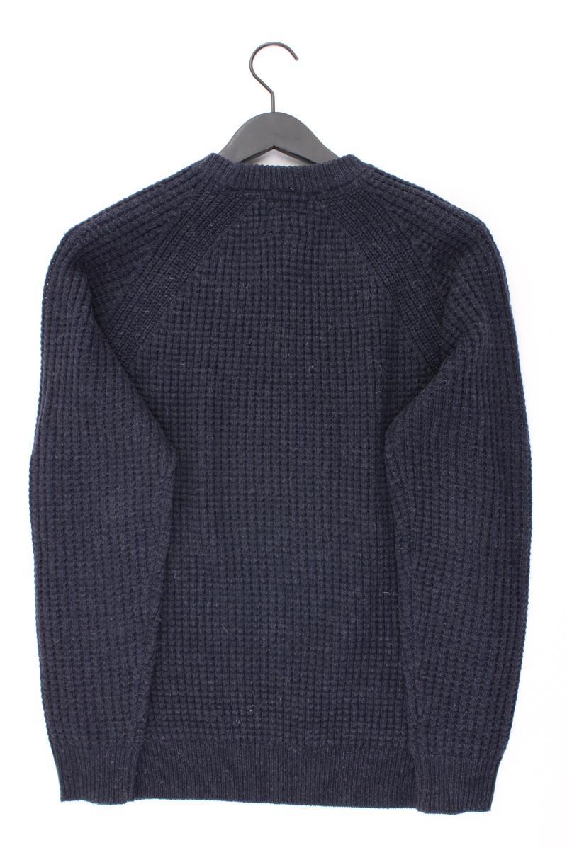 Threadbare Pullover mit Wolle für Herren Gr. M blau aus Polyacryl