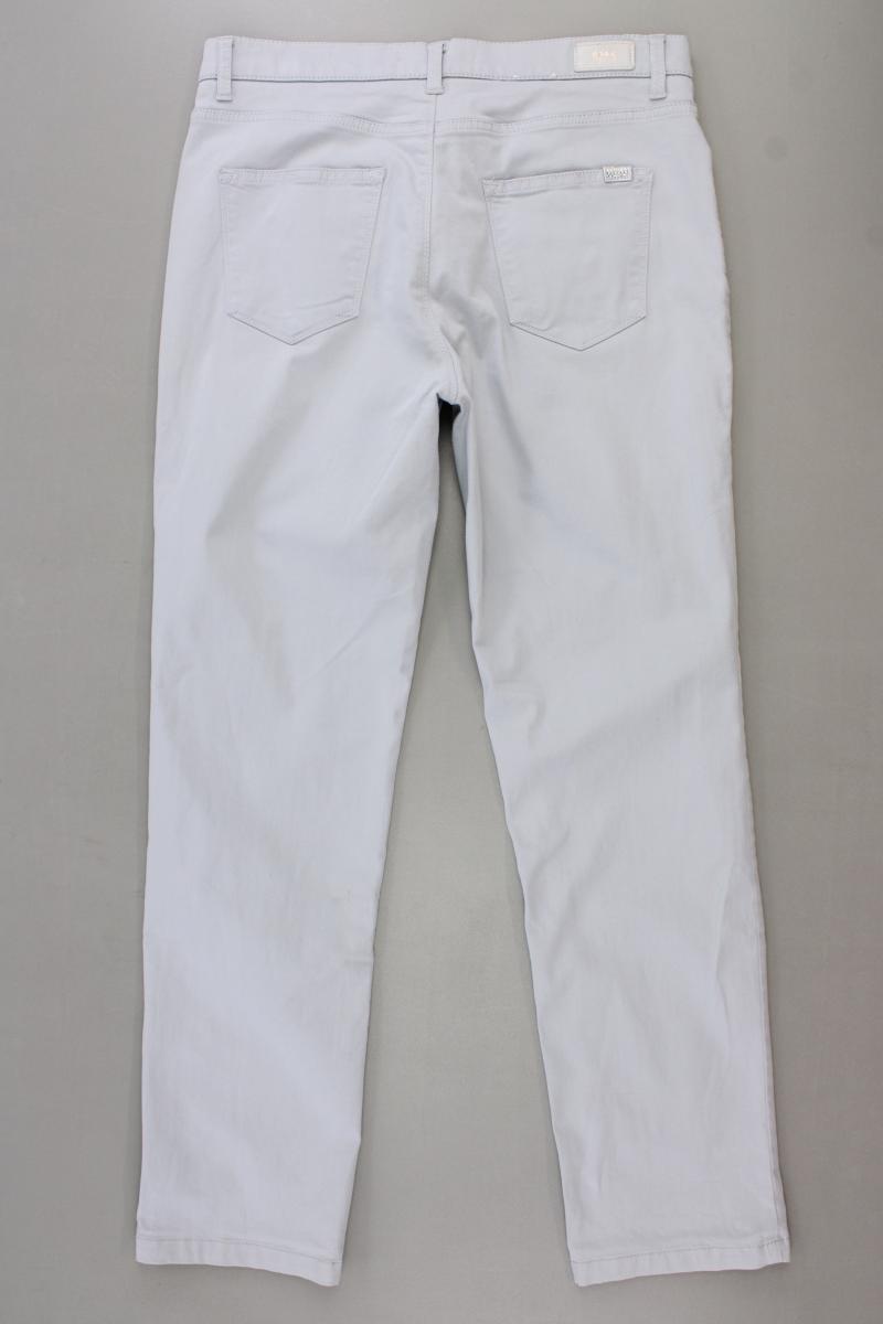 Brax Five-Pocket-Hose Gr. Kurzgröße 38 neuwertig grau aus Baumwolle