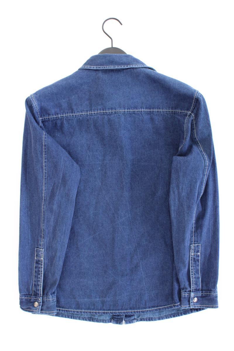 JOY Vintage Jeansbluse Gr. 40 Langarm blau aus Baumwolle