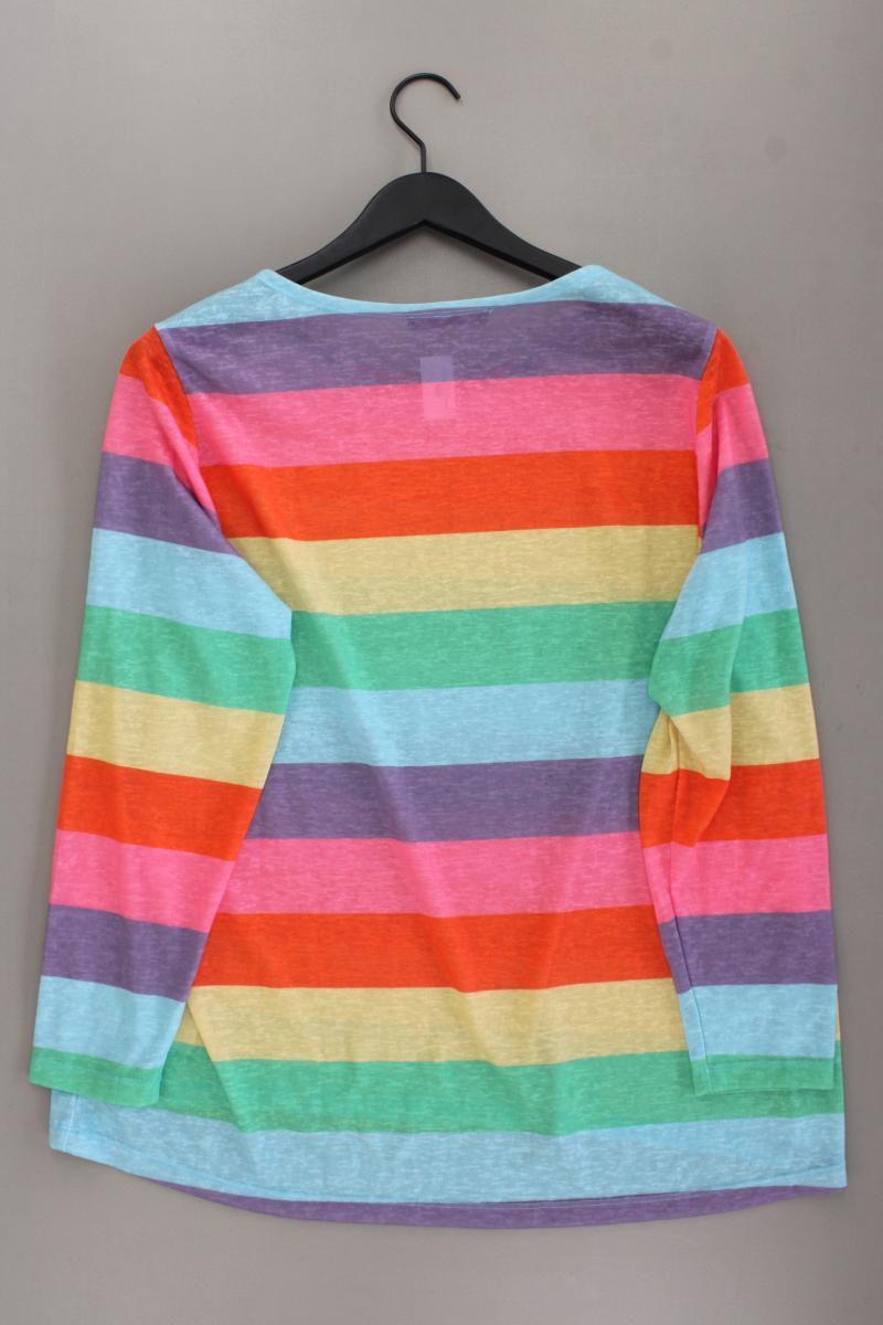 Aniston Langarmpullover Gr. 48 gestreift neuwertig mehrfarbig aus Polyester