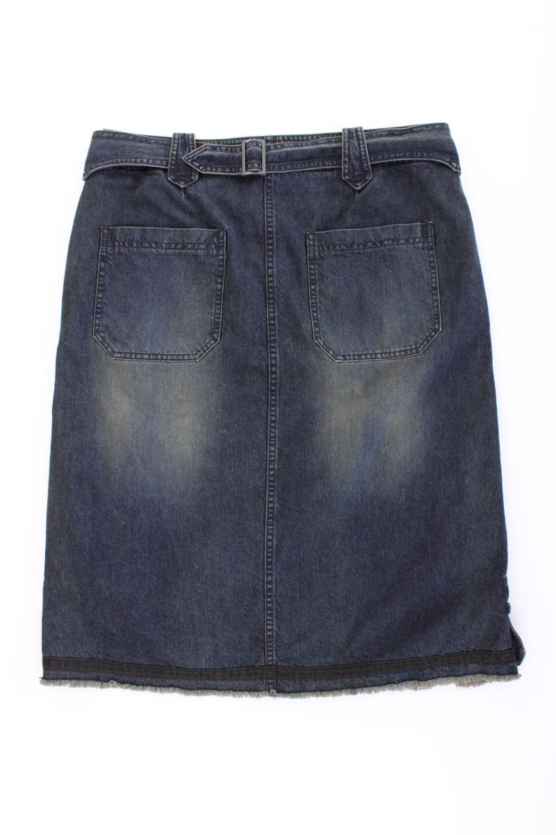 IKKS Jeansrock Gr. 42 blau aus Baumwolle