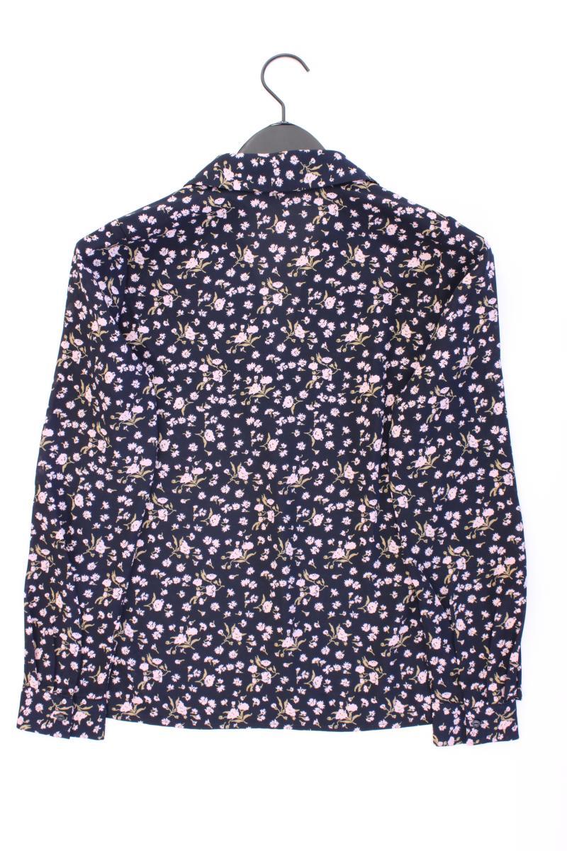 Selected Femme Langarmbluse Gr. 34 mit Blumenmuster blau aus Polyester