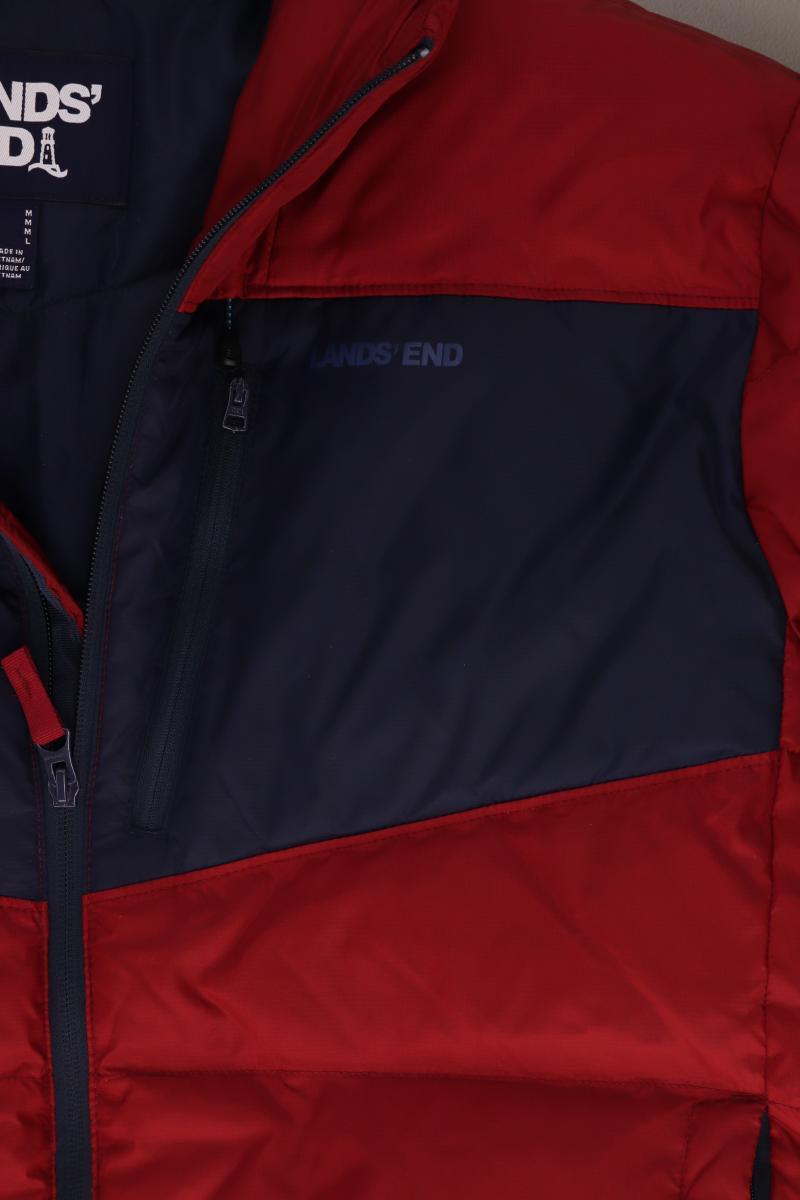 Lands' End Daunenjacke für Herren Gr. M rot aus Polyester