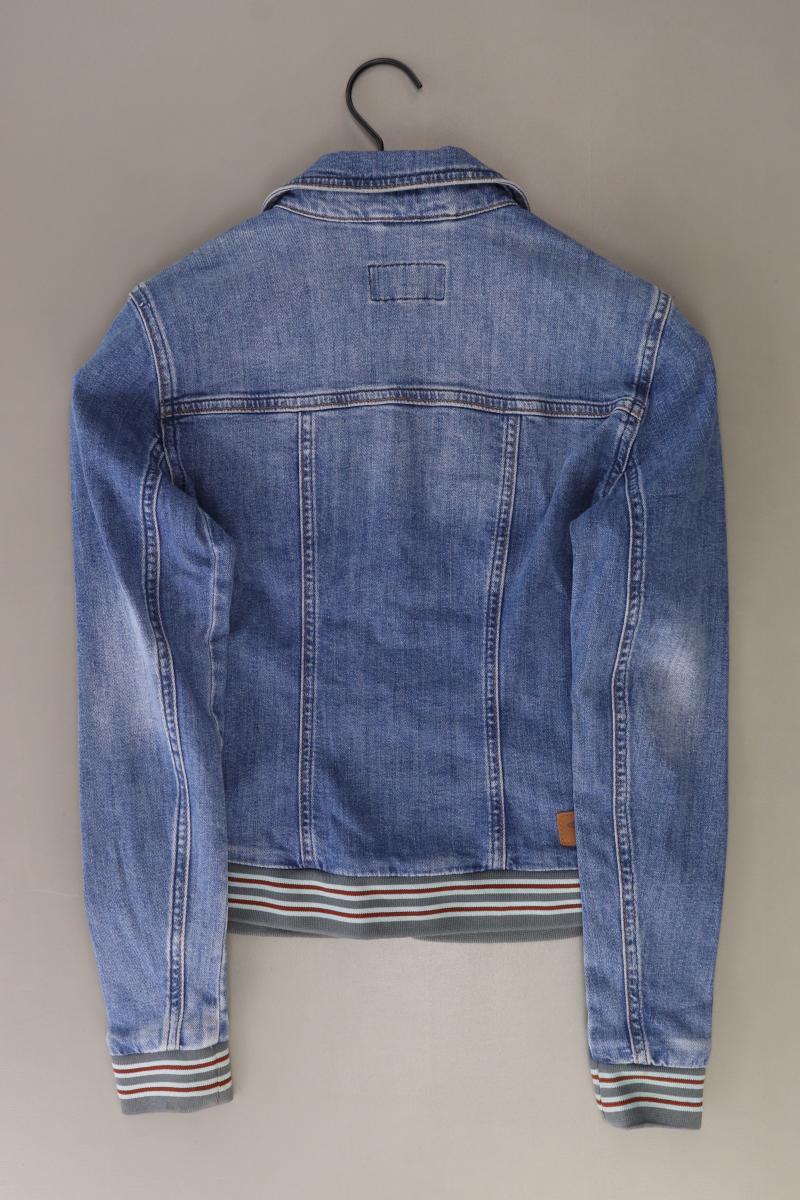 Expresso Jeansjacke Gr. 34 blau aus Baumwolle