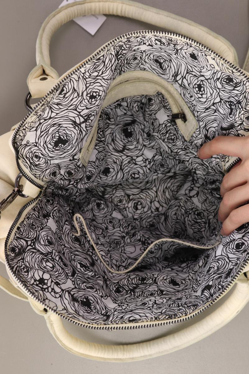Fracomina Henkeltasche mit Nieten creme aus Kunstleder