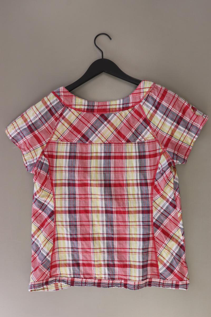 Cecil Karobluse Gr. M kariert Kurzarm rot aus Baumwolle