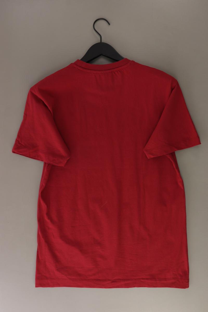 Reclaimed Vintage Printshirt für Herren Gr. S Kurzarm rot aus Baumwolle