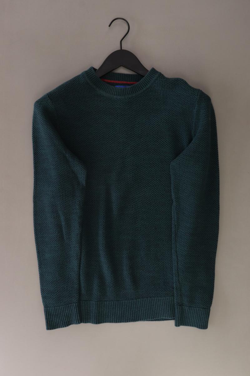 Jack & Jones Feinstrickpullover für Herren Gr. M blau aus Baumwolle