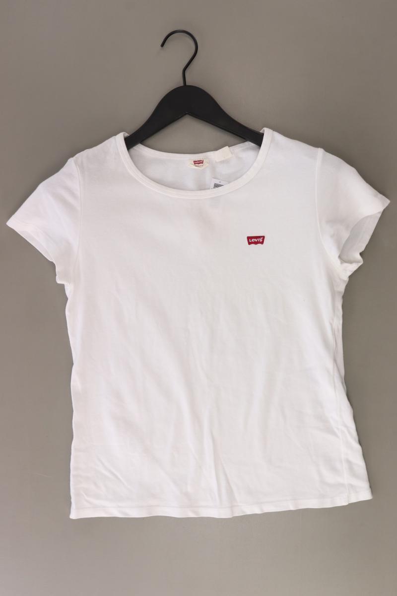 Levi's T-Shirt Gr. L Kurzarm weiß aus Baumwolle