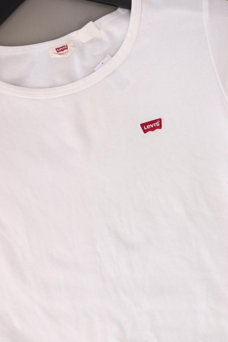 Levi's T-Shirt Gr. L Kurzarm weiß aus Baumwolle