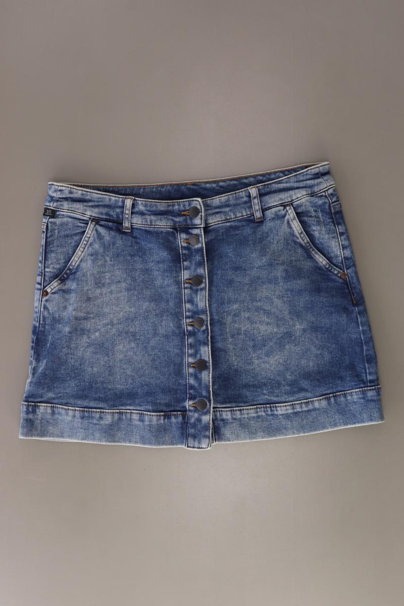 QS by s.Oliver Jeansrock Gr. 38 blau aus Baumwolle